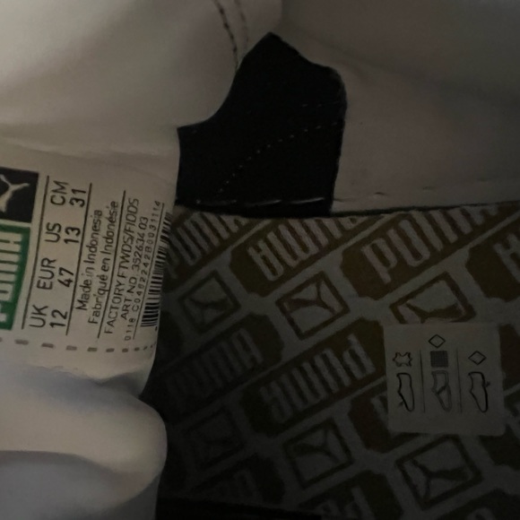 MENS Suede black puma Sneakers size 13 - Picture 12 of 13